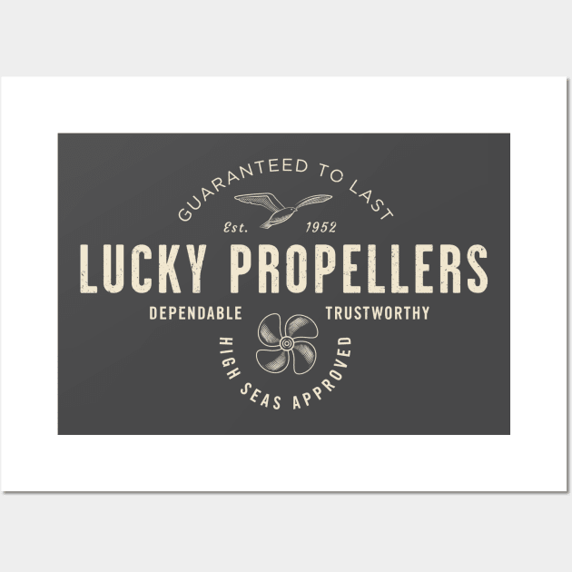 Lucky Propellers Wall Art by visualcraftsman.com